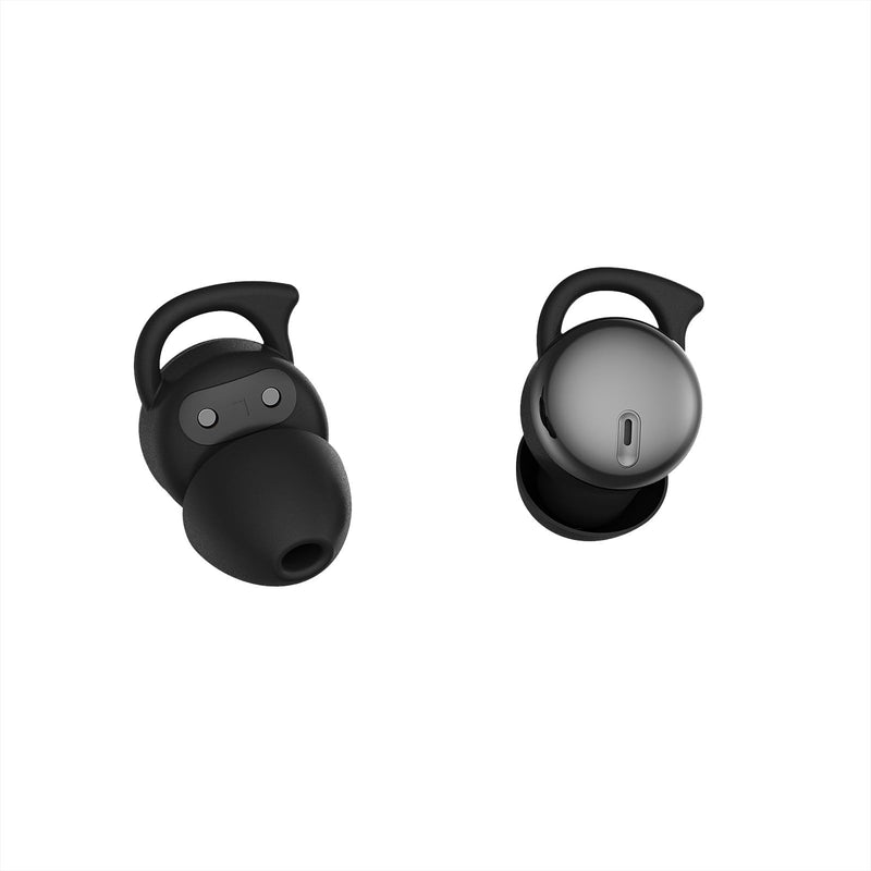 Invisible Sleep Headphones, Mini Sleep Earbuds for Side Sleepers (Black) | Small Comfortable Fit Noise Blocking Sleep Ear Buds,Bluetooth 5.3 Wireless Earbuds, in-Ear Ear Buds for Sleeping, Working Black
