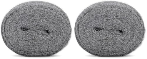 30Ft(10oz) Steel Wool Roll, Coarse Wire Fabric for Pest Control, Hardware Gap Blocker & Animal Proofing in Home & Garden (DIY Kit) (Pack of 2) 30FT (Pack of 2)