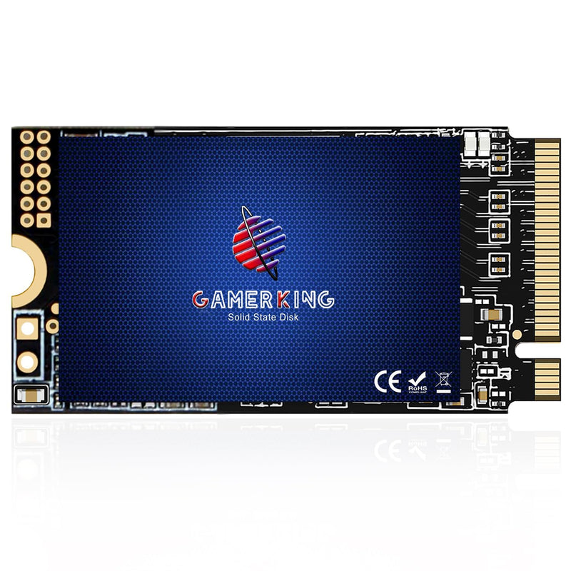 GAMERKING SSD 128GB M.2 2242 NVMe PCIe Gen3.0x4 22x42mm | M.2 NVMe SSD M Key 3D NAND High Performance Internal Solid State Drive for Ultrabook Desktop Notebook PC