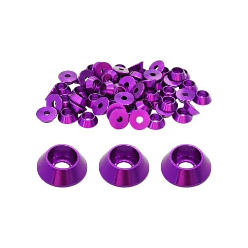 pson 60Pcs M3 Counterbore Washers(Purple) Purple