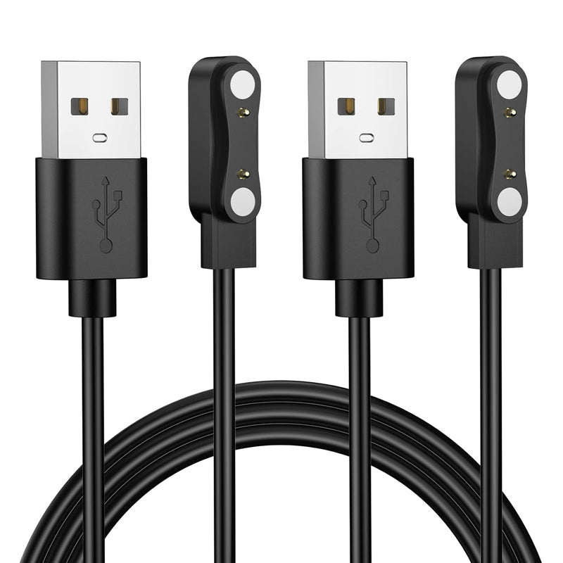 2 Pack for Bark Smart Watch Charger, Magnetic USB Charging Cable Cord