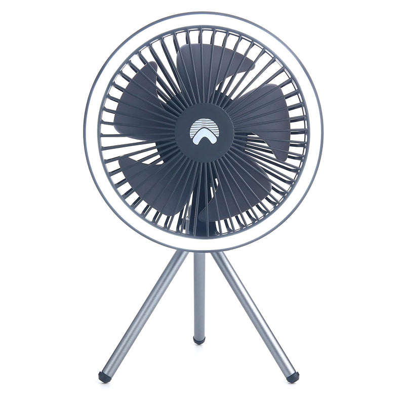 AYL 5400mAh Portable Fan Rechargeable, Extendable Tripod Clip On Fan, Battery Operated Desk Fan, USB Fan, Quiet Battery Powered Personal Fan for Bedroom, Office Desk, Gym Treadmill, Golf Cart, Gray