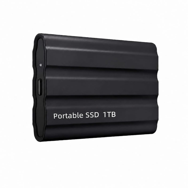 1TBPortable External Hard Drive,Ultra Slim Portable HDD,Type-C,External Hard Drive Compatible with PC, Mac, Laptop -Black