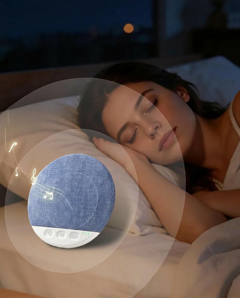 Under Pillow Speaker for Sleeping, Bluetooth Sleep Speaker with White Noise Machine and Timer, Headphone-Free Mini Sound Speaker for Side Sleepers (Blue) Blue