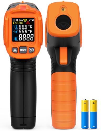 3 in 1 Digital Infrared Thermometer Gun with High/Low Alarm POROMETISTO IM02PRO