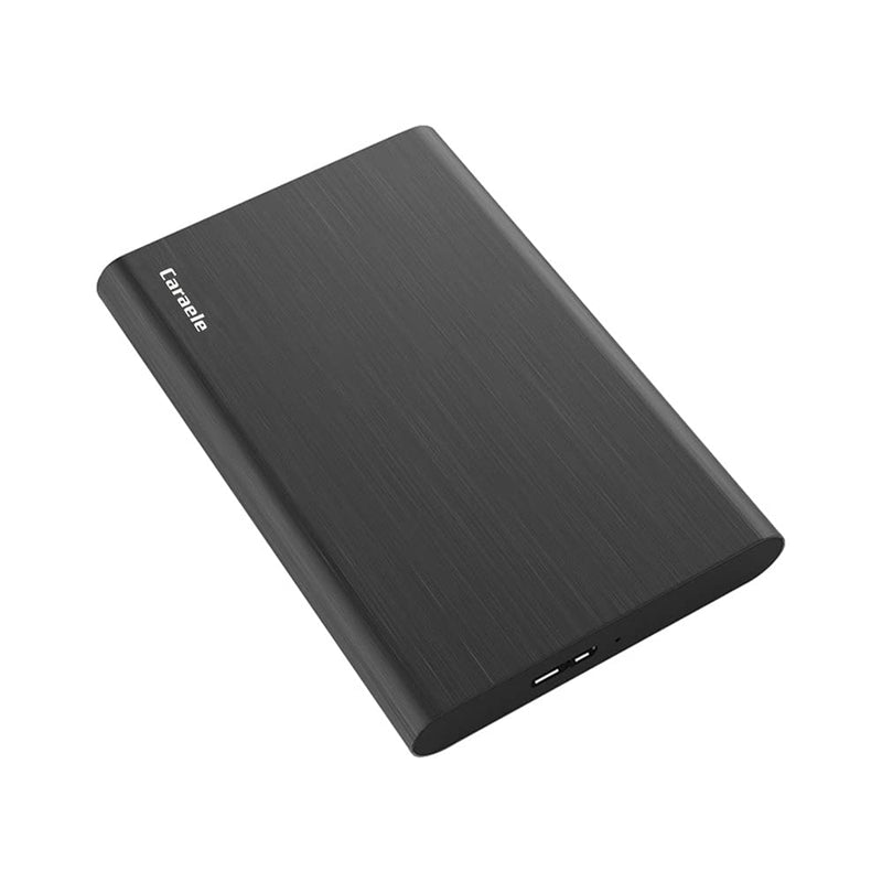 500GB Ultra Slim Portable External Hard Drive USB3.0 HDD Storage Compatible for PC, Desktop, Laptop, MacBook, Chromebook, Xbox One, Xbox 360, PS4 (Black) Black 500GB