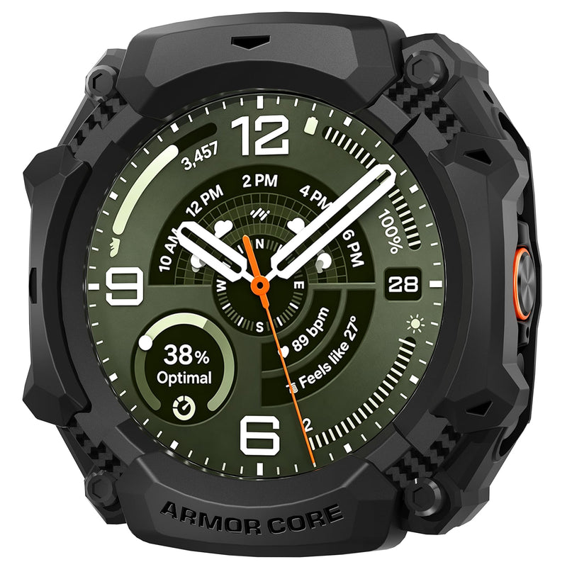 Case for Samsung Galaxy Watch Ultra 2 (2026) Ultra 47mm Protector | TPU Lightweight Rugged Protective Bumper Cover Sports Anti-Scratch Soft Flexible Shockproof Frame Accessories Black galaxy ultra2/ultra 47mm