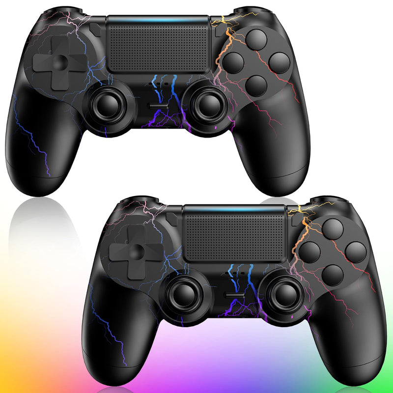 2 Pack for PS4 Controller,Wireless Controller for PS4/Pro/Slim/PC