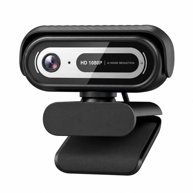 1080P Webcam for PC,90°FOV Web Camera with Noise-Canceling Microphone, USB Plug-and-Play Computer Camera, 30FPS &Privacy Cover Web Cam for Online Calling/Conferencing, Laptop/PC