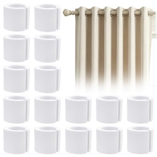  [AUSTRALIA] - 16 PCS Foam Curtain Spacers for Drapes 50mm