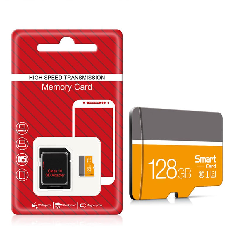 128GB SD Card, High Speed 4K Video for Dash Cam, (Yellow) | C10 U3 V30 A2, Security Camera, Smartphones, Tablets, Nintendo Switch