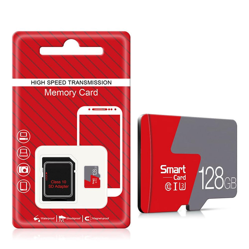 128GB Micro SD Card C10 U3 V30 A2 High Speed for Dash Cam Security Camera | 128GB SD Card, C10 U3 V30 A2, High Speed for Dash Cam, Security Camera, Smartphones, Tablets, Nintendo Switch - Gray