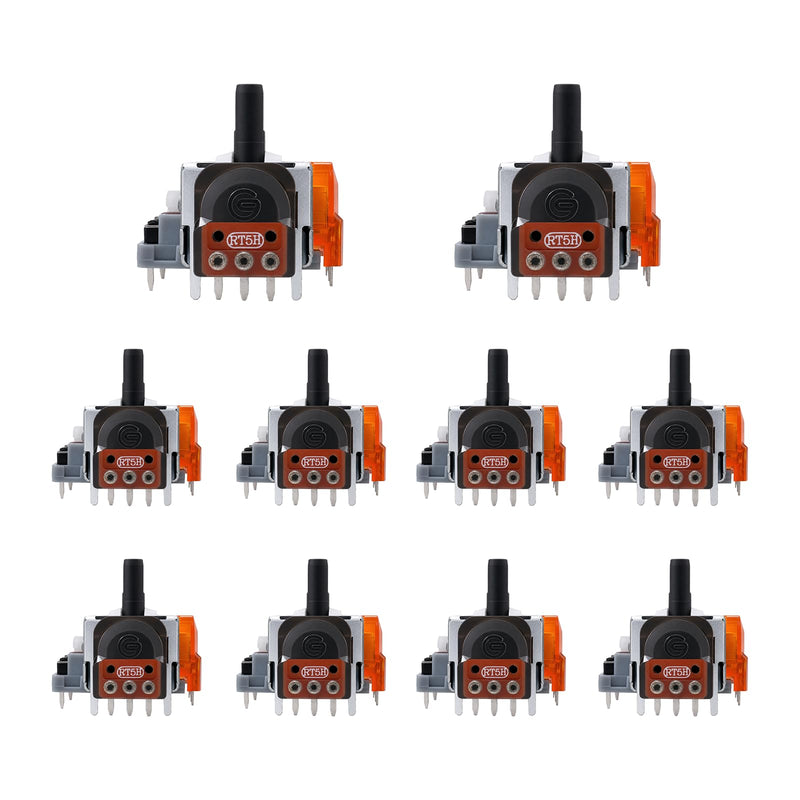 WCDZSU 10 Pcs TMR Joysticks Replacement for DualShock PS4 Controller | 3D Analog Stick Sensor Module Electromagnetic Anti-Drift Joystick Replacement for PlayStation 4 Repair Part Accessories