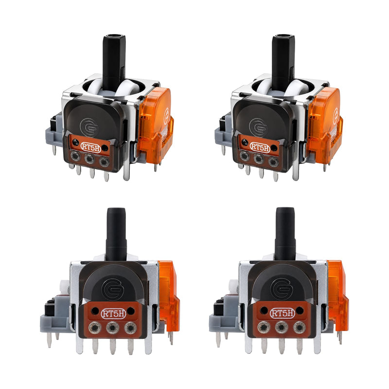 WCDZSU 4 Pcs TMR Joysticks Replacement for DualShock PS4 Controller | Anti-Drift Stick Sensor Module, Electromagnetic 3D Analog Joystick Replacement for PlayStation 4 Repair Part Accessories
