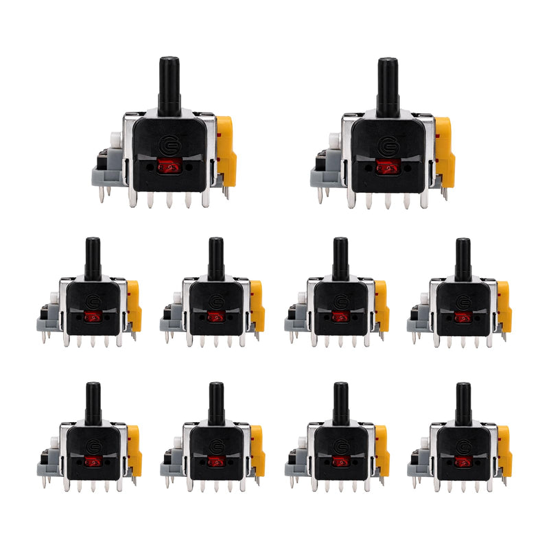 WCDZSU 10 Pcs Hall Effect Joystick Replacement for DualShock PS4 Controller | Hall Effect Analog Sticks Sensor Module for PlayStation 4, Fix Stick Drift, Repair Broken or Loose Sticks