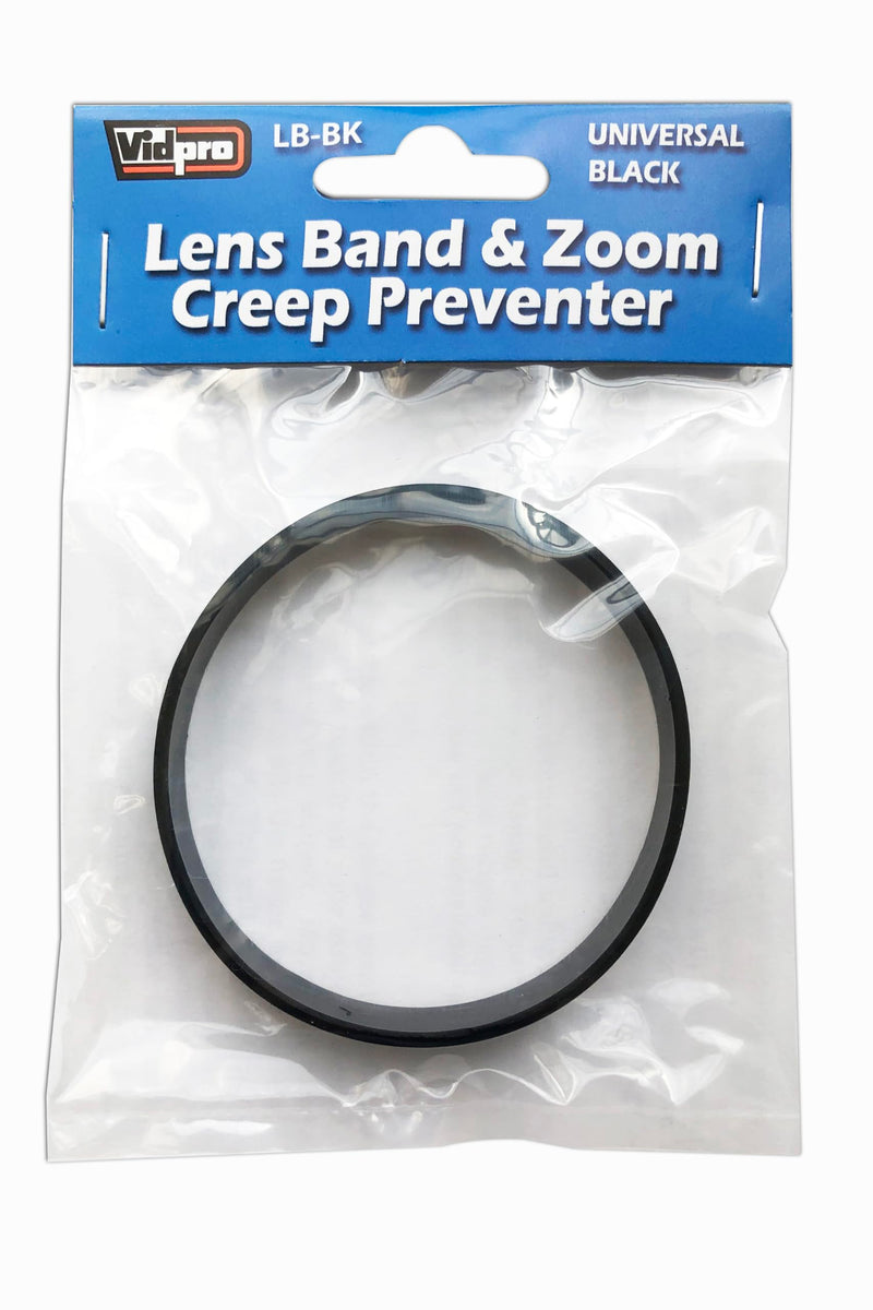 Vidpro LB-BK Lens Band and Zoom Creep Preventer - Black
