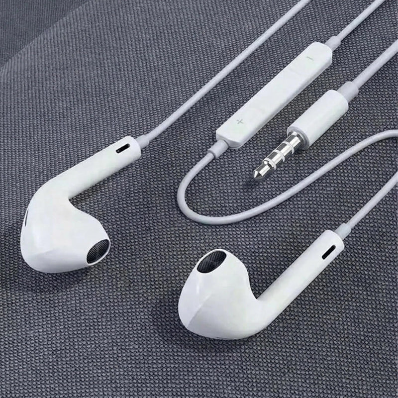 Headphones with 3.5mm Plug, Wired Ear Buds with Built-in Remote to Control Music, Phone Calls, and Volume