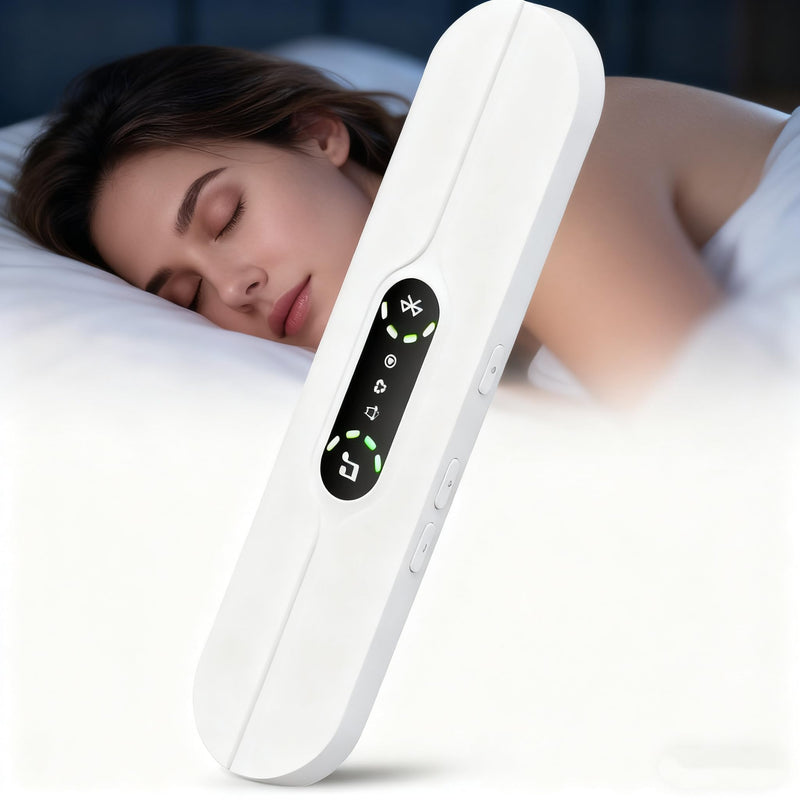 Pillow Speaker for Sleeping, Mini Bone Conduction Portable Sleep Aid with Stereo Bass, Bluetooth Sleep Bar for Deep Sleeping with White Noise, with Volume Control-Supports TF Function 1