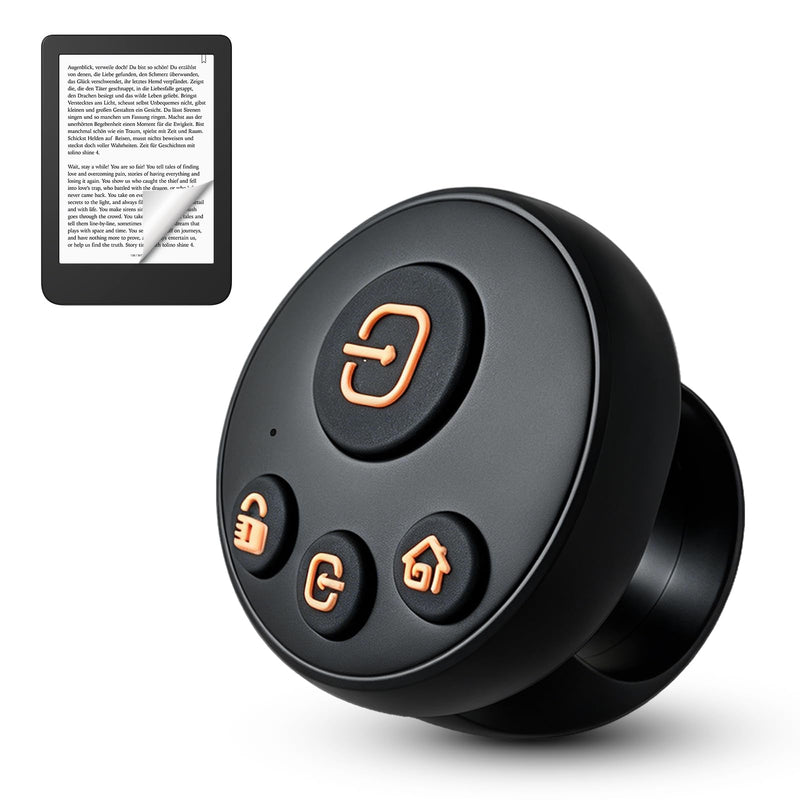 Designed for Kobo Remote Page Turner for Kobo Ereader Wireless Clicker | Remote Ring Hands-Free Reading for Kobo Clara BW/Libra Colour/Clara Colour/Elipsa/Clara 2E/Libra 2/Sage, Slient Click in Bed