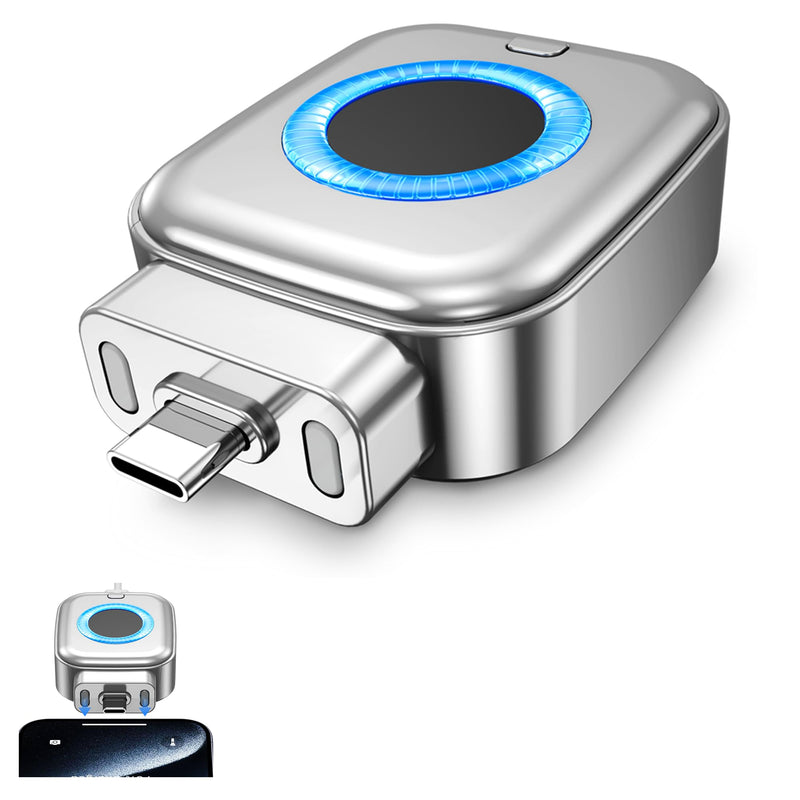 Smart Auto Stop Charging Adapter : Supports Up to PD 140W Fast Charger with Physical Cut-Off, Auto Power-Off Timer for Phone, Tablet & All Type-C Devices, Prevents Overcharging,Extends Battery Life