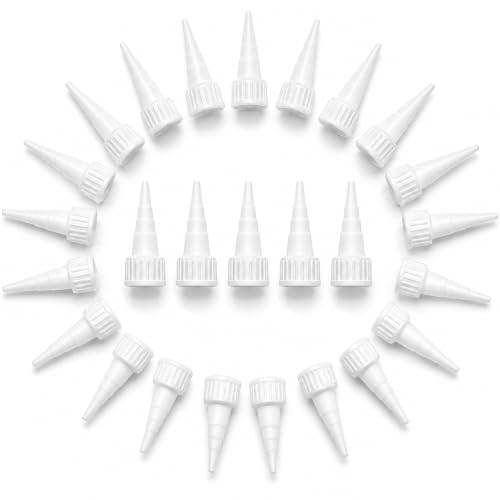 Snip Tip Applicator Tips for G6000 Craft Glue 3.7 oz Tubes, 25 Pieces