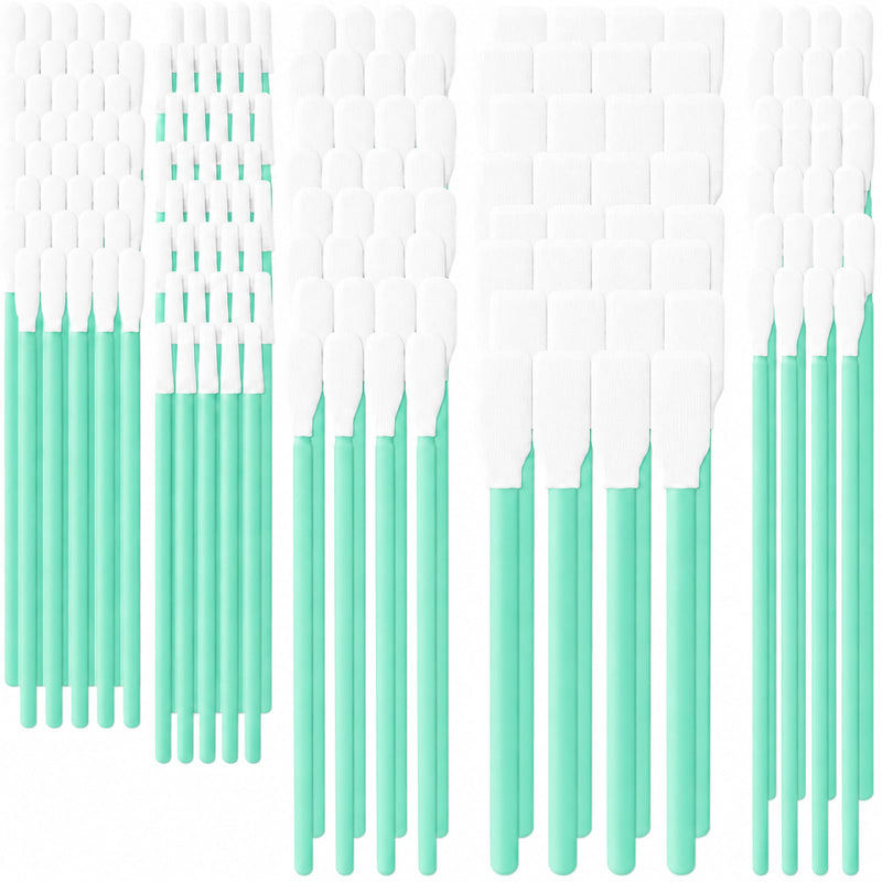 150PCS Microfiber Cleaning Swabs, 5-Size Lint Free Swabs Cleaning Q Tips for 3D Printers, Drones, Camera Lenses, Optics, Electronics, Auto Detailing, Arts and Crafts