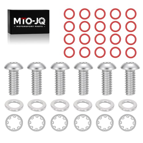 Titanium Alloy Bolts Screws with 20 Pack - #11105 O-Ring