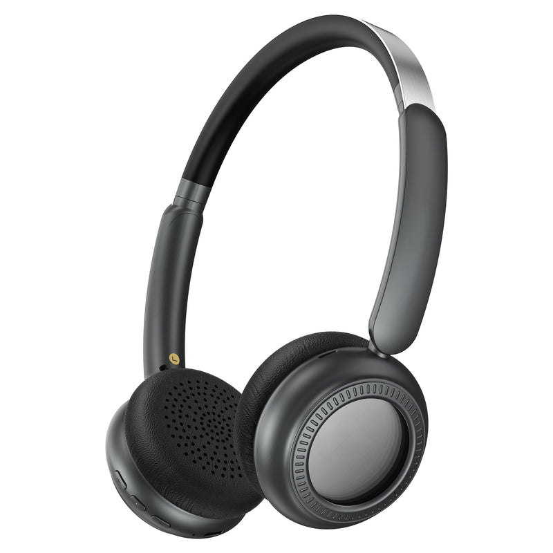 Oraolo N-Tune MINI 01 Wireless On-Ear Headphones, Bluetooth 6.0 Wireless Audio Gear, 50-Hour Continuous Playback, Ergonomic & Lightweight Construction, Hands-Free Telephony (Black)