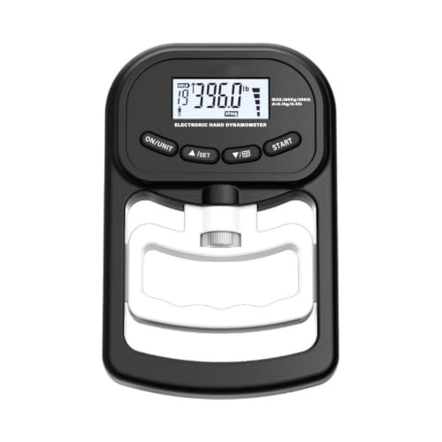 Digital Hand Grip Strength Tester, 180kg/396lb Capacity Black