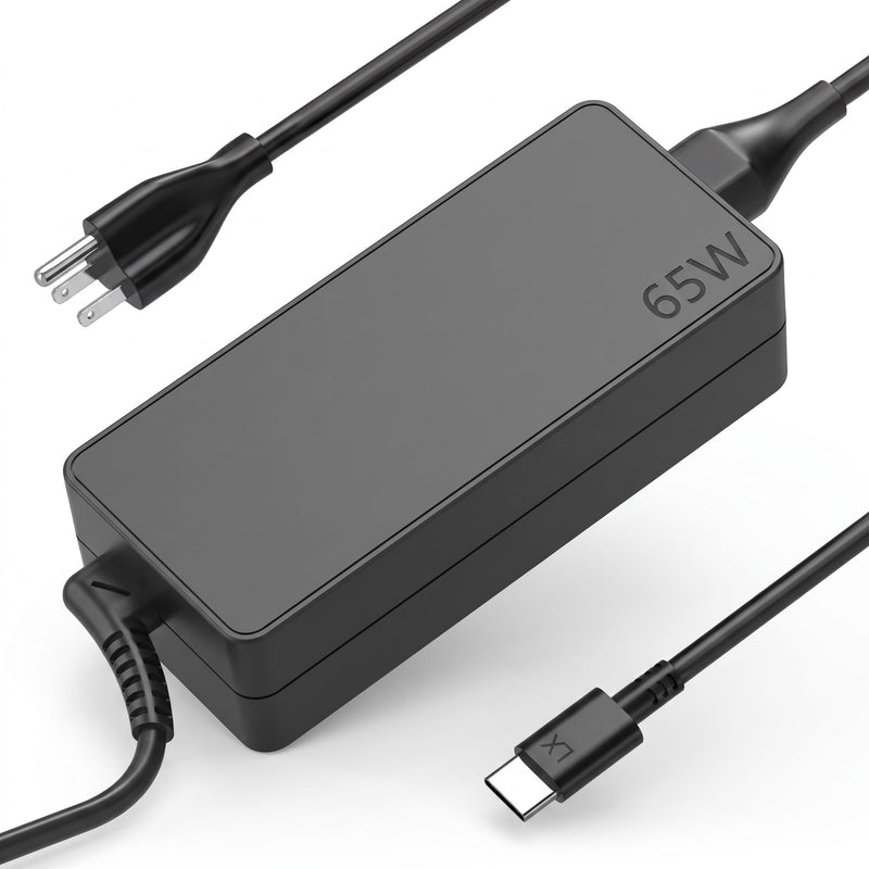 65W USB C Laptop Charger Compatible with Lenovo Computer | Thinkpad/Yoga/Chromebook Laptop 65W 45W USB C Fast Power Adapter