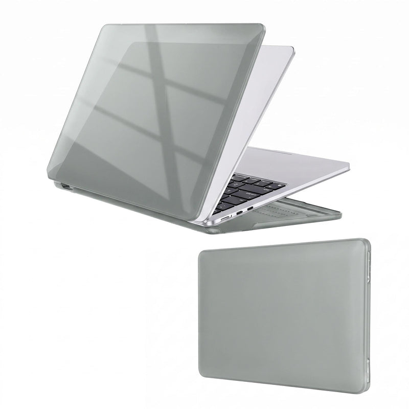 Clear Case for MacBook Air 13.6 inch A3449/A3240/A3113/A2681 | 2022-2026(Gray) Gray
