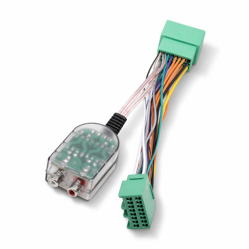 Add A Subwoofer Amplifier Wire Harness,Subwoofer Amplifier Adapter | Plug and Play Car High / Low RCA Converter, Compatible with Chevry Colorado Silverado Sierra 1500 2500/3500HD