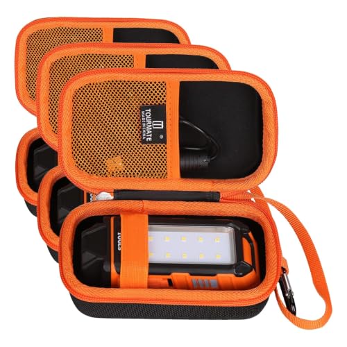 Tourmate Hard Storage Case for Klein Tools 56403 / SUNREI LED Light Flashlight Worklight/Klein Tools VDV526-200 Cable Tester (Only Case) (Pack of 3) 5.9 x 3.7 x 2.6 inches (Pack of 3)