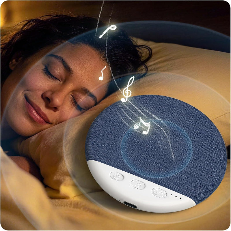 2026 Pillow Speaker,Bluetooth Pillow Speakers for Sleeping | Ultra-Thin Under Pillow Speakers with White Noise,Flat Under Pillow Speaker for Side Sleeper,Wireless Sleep Aid for Adult Blue