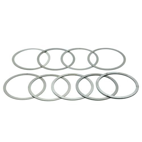 StarPal M48 Stainless Steel Flange Gasket Set, 0.1/0.15/0.2/0.3/0.4/0.5/0.6/0.8/1mm Thick Washers, 9 Pieces Total Astrophotography Accessory