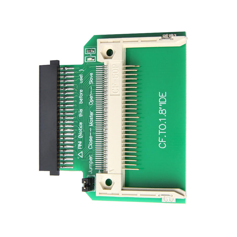 CF Compact Flash Memory Card True-IDE Mode to 50pin 1.8 Inch IDE Hard Drive HDD SSD Converter Adapter Supports Master Slave Mode CF to 50Pin IDE