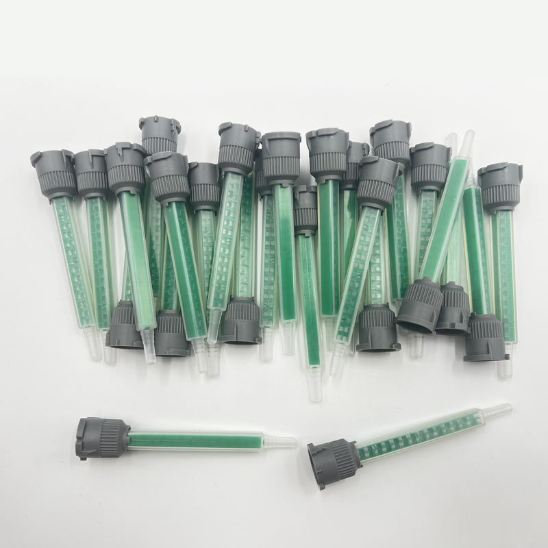 20 Pack of Epoxy Adhesive Mixing Nozzles Tip,16-Element Adhesive Applicator Resin Mixer Static Dispensing Nozzle for 50ml AB Two-Component Cartridges(1:1/1:2 Ratio)