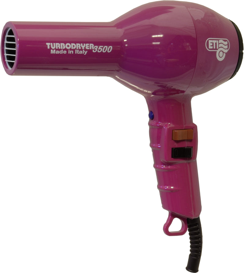  [AUSTRALIA] - ETI Turbodryer 3500 Salon Professional Hair Dryer Fuschia