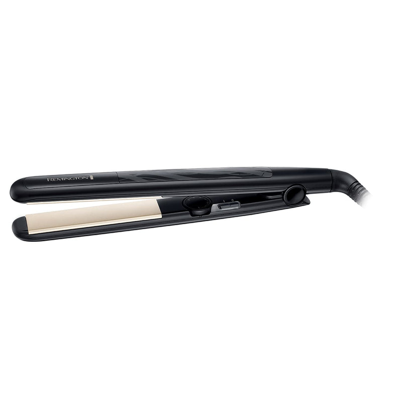 Remington Ceramic Hair Straightener - Slim longer length 110mm floating plates with Anti-static/Tourmaline Ionic coating for smooth glide, Fast 15 second heat up, Heat proof pouch, Up to 230°C, S3500 | Smooth Glide for Effortless Styling, Anti-Static T...