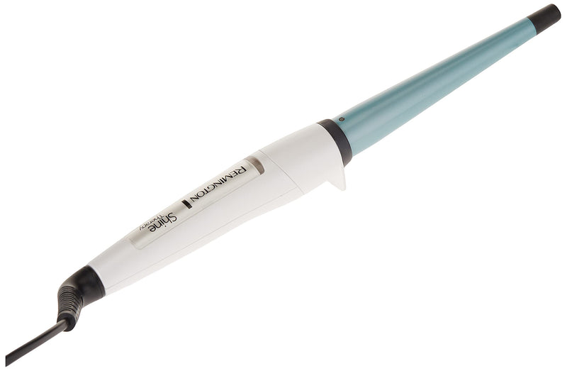 Remington Curling Wand, Conical barrel 13-25mm, Shine Therapy, Curler for shiny curls and waves, Ceramic coating infused with Moroccan Argan Oil, Fast heat up, up to 230°C, Cool Touch Tip, CI53W | Ceramic Coating Infused with Moroccan Argan Oil, Fast H...
