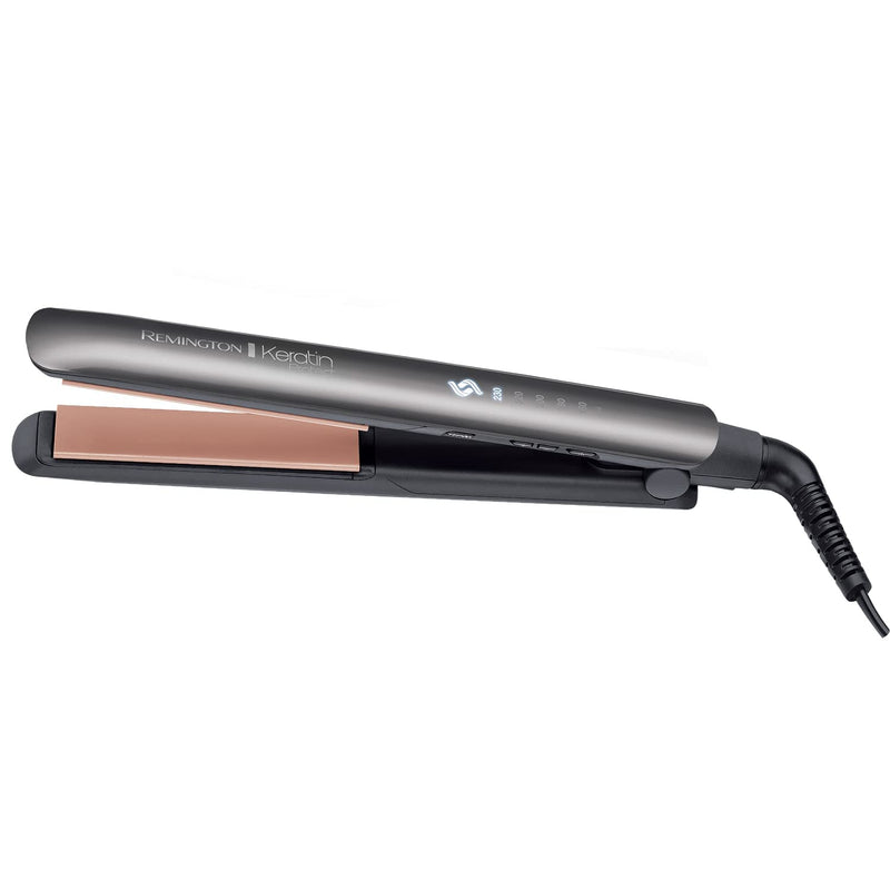 Remington Keratin Protect Intelligent Hair Straightener, S8598 | Heat Sensor Measures Moisture and Adapts Temperature, Plates Infused with Keratin and Almond Oil