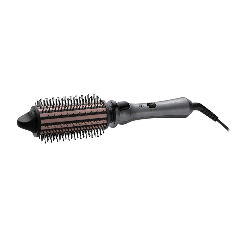 Remington Keratin Protect Hot Hair Brush, 45mm, for Body and Blow-Dry Style | Keratin & Almond Oil Infused Ceramic Barrel, heated 45mm mixed bristle brush adds volume, 120°C-180°C, CB65A458 Rose Gold