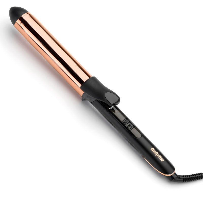  [AUSTRALIA] - BaByliss Titanium Brilliance Curls - 32mm Hair Curler, for Large Curls and Soft Waves, Titanium Coating, 6 Heat Settings up to 210°C, 2357U 32mm Tong