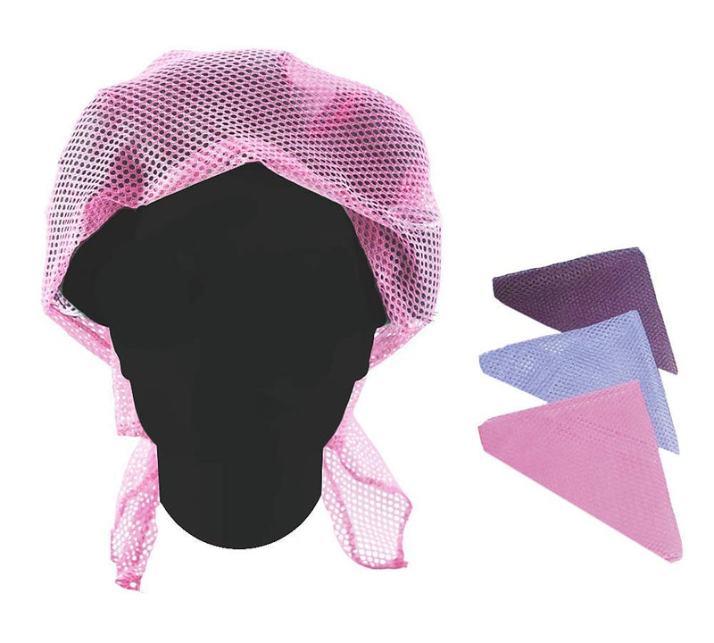 Tredoni 120x85cm Triangular Hair Setting Net - Heat-Resistant, Multicolor | Universal Hair Curler Roller Drying Net - 1pc Extra-Large Secure Fit, Durable & Breathable Nylon Mesh Hair Net