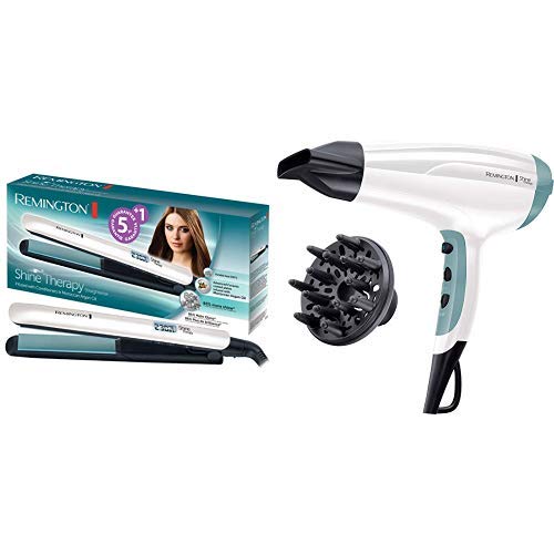  [AUSTRALIA] - Remington Shine Therapy Hair Dryer and Hair Straightener