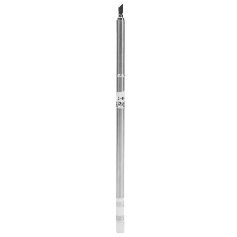  [AUSTRALIA] - YWBL-WH Soldering Iron Tips T12-KU Replaceable Iron Tool, T12 Soldering Hardware Tool, Soldering Iron Hair Hot Solder Tip | Fast Heating Red Copper Core, Anti-Corrosion Electroplated, Precise Heat Conduction for PCB Rework, Electronics Repair