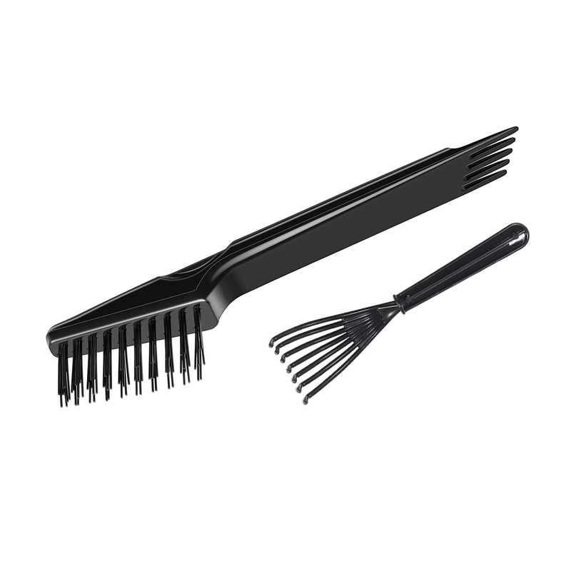 Hair brush cleaner rakes, cleaning tool set for removing hair dust, lint, debris from hairbrush, comb, hot-air brush - 2pcs
