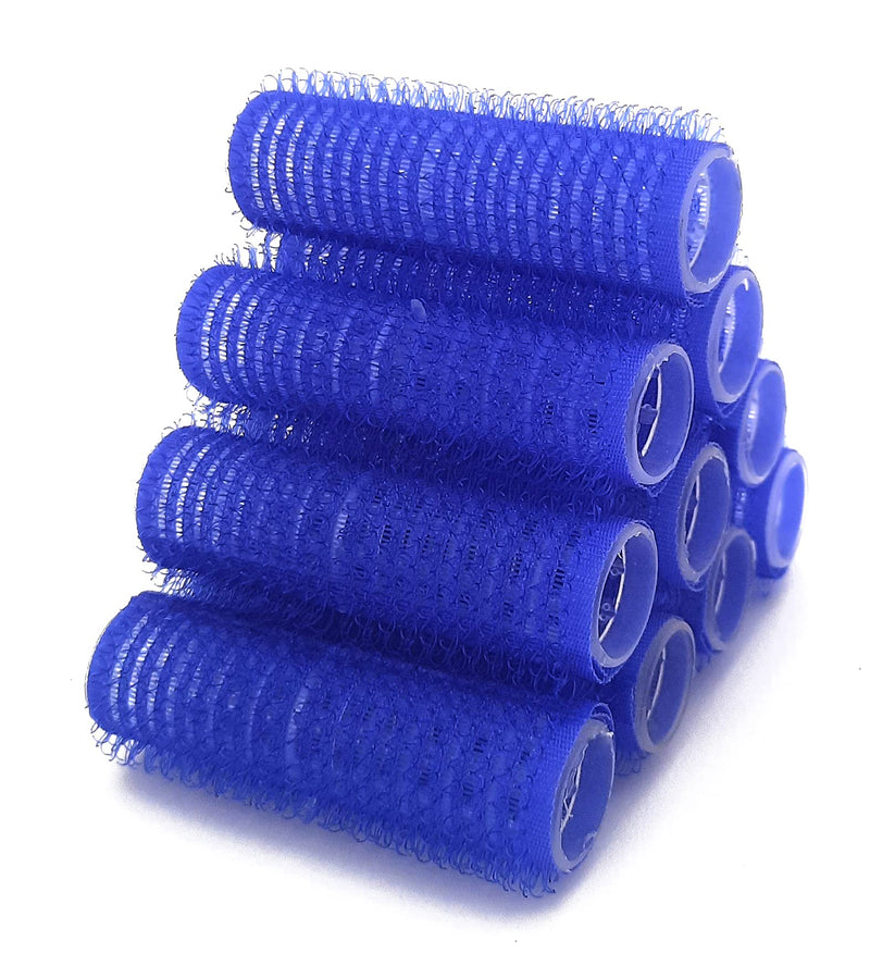 La Rosa Productos Profesionales 10-Pack 15mm - Self Grip Rollers, Hair Comb Curlers for Curls and Waves, Styling Tool for Hairdresser/Barber Salon, Self Holding Hair Rollers – (15 mm), red Random 1 count (Pack of 10)