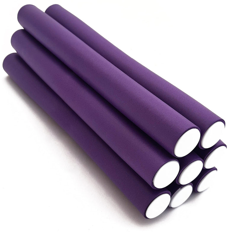 NIKO 10-Pack 20 mm SHORT Twist Flex Rods – Foam Flexible Rollers, Bendy Light Curlers for Curls and Waves, Styling Tool for Hairdresser Salon/Barber – random colour (20 mm) 10 count (Pack of 1)