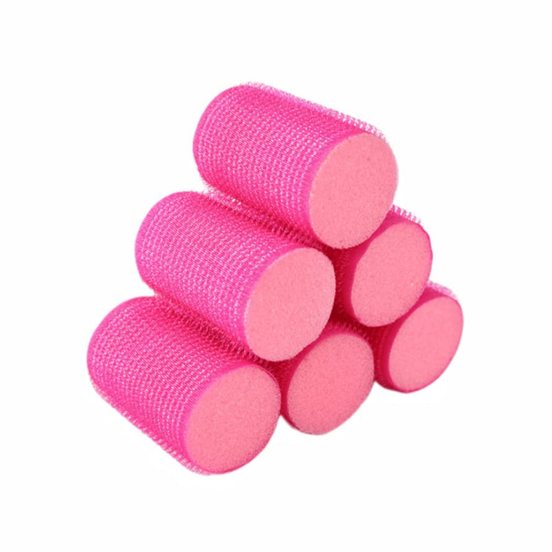 6 Pcs Sponge Hair Rollers Foam Curlers Tools Hairdressing Curlers Tools Hair Styling for Women and Girls (Random Color) (6) 6